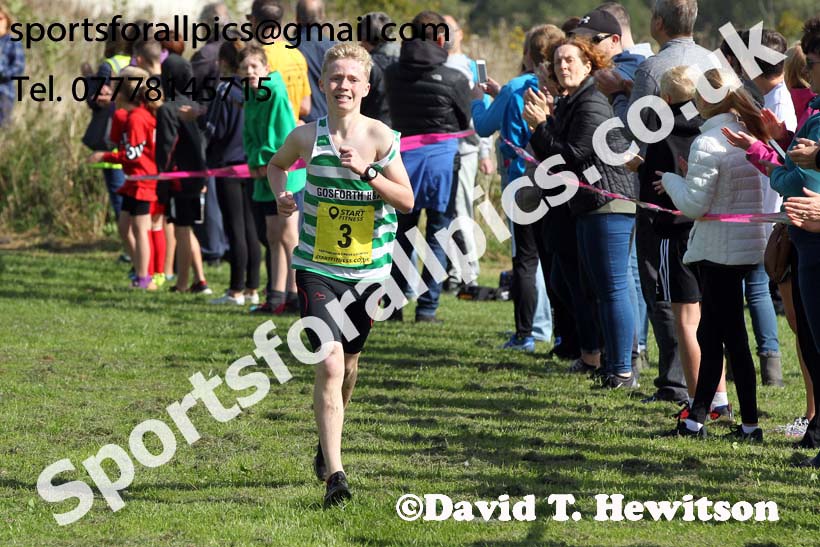 Boys and girls under-15s 2019 Sunderland Harriers Open Cross Country. Photo:  David T. Hewitson/Sports for All Pics